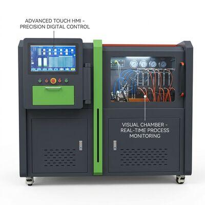 CRB-D1500 Common Rail Pump Test Bench with Heavy-Duty Fan Cooling 50,000+ Operating Hours and Simplified PLC Control