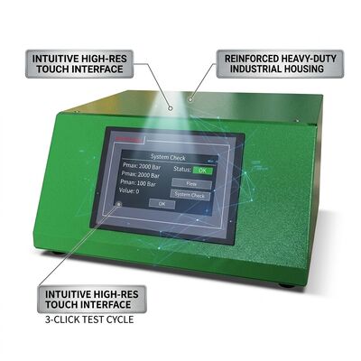CRB-E3000 Common Rail Pump Test Bench with 2500 Bar Max Pressure, 0-4000 rpm Speed Range, and 70% Energy Feedback Efficiency