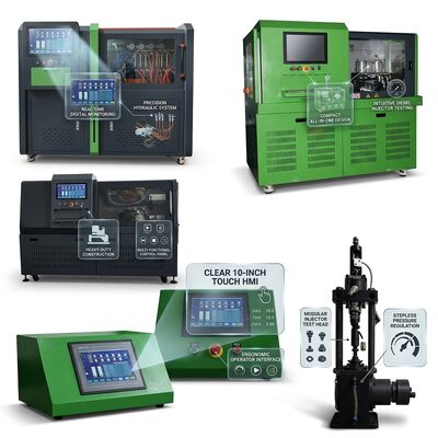 CRP-Multi 4-in-1 Universal Diesel Pump Test Bench with 15Kw VFD and 2500 Bar Pressure Range