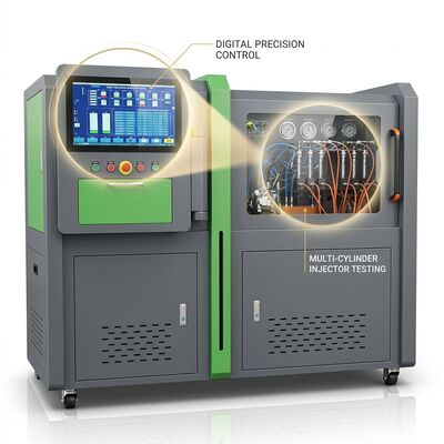 CRP-HD High Flow Common Rail Pump Test Bench with 18.5Kw Gear Drive 2500 Bar Pressure and 60L/H Fuel Feed Rate