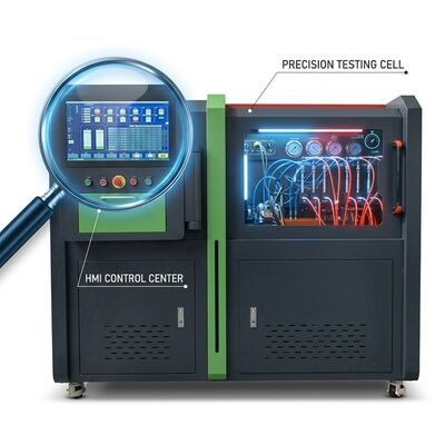 CRP-Compact Portable Common Rail Pump Test Bench with 1800 Bar Pressure, 3Kw Single Phase 220V Motor, and 85kg Mobile Design